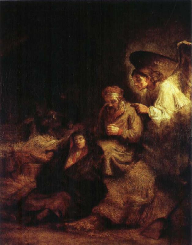 REMBRANDT Harmenszoon van Rijn The Dream of St.Joseph